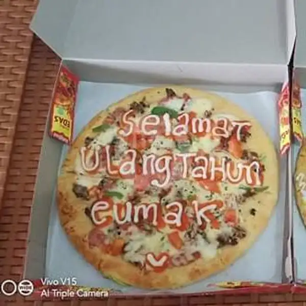 Pizza Ultah | Pizza Indi, Temu Putih