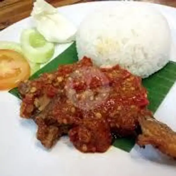 Ayam Geprek Sambal Original + Nasi + Teh Manis Dingin | Ayam Penyet Amora Jl.pintu Air 2