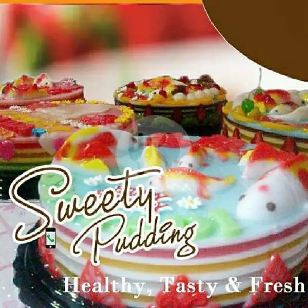Pudding Rainbow Singapore, Large Size | Sweety Pudding