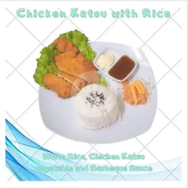 Chicken Katsu Kuah Kari + Nasi Pulen | Juice 52