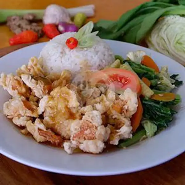 Nasi + Udang Goreng Tepung | Seafood 99, Sorogenen