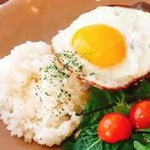 Telur Ceplok Cah Kangkung + Nasi | B' Jones, Lowokwaru