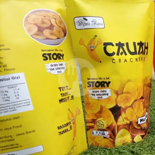 CAUAH Crackers Pisang 100 Gram | Bolu Susu Sutra Khas Lembang