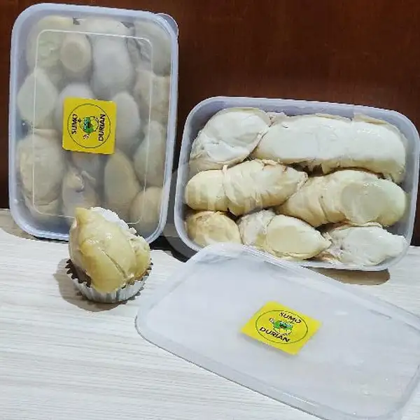 Durian Kupas Medan Box L | Sumo Durian, Menjual Durian Box, Milkshake Durian, Milkshake Almond, DLL.