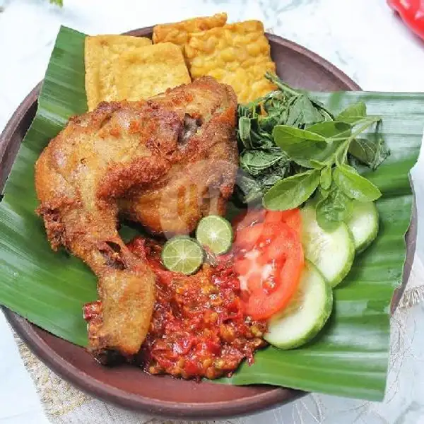 Ayam Penyet+Nasi | Bu Noni Culinary