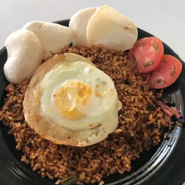 Nasi Goreng Rempah + Telur Mata Sapi | Lontong Mintuo, Payung Sekaki
