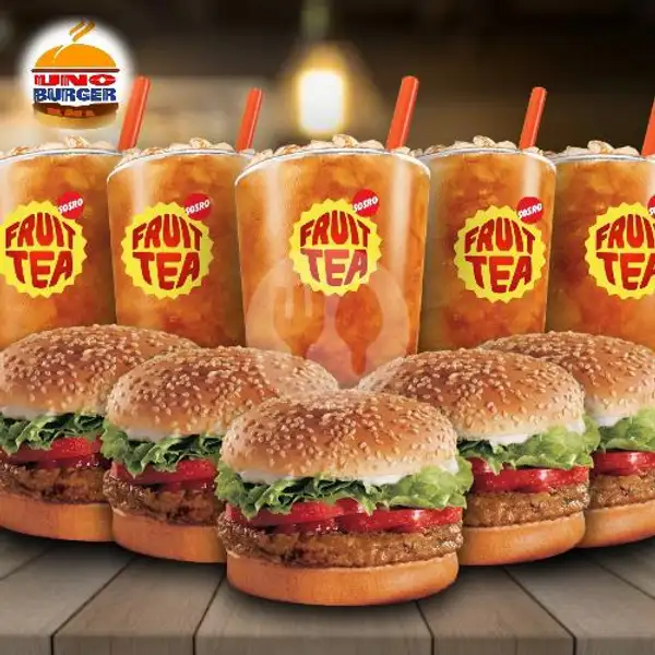 Paket Single Pandawa | Uno Burger, Hang Tuah