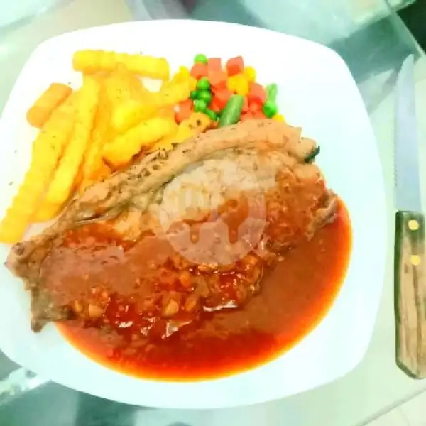 Steak Sirloin | Kedai Yamin Baso Abi, Tarogong Kidul