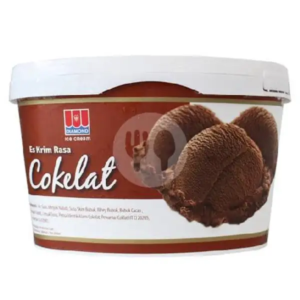 Ice Cream Diamond Rasa Cokelat | Royal Jelly Drink, Pancoran Mas