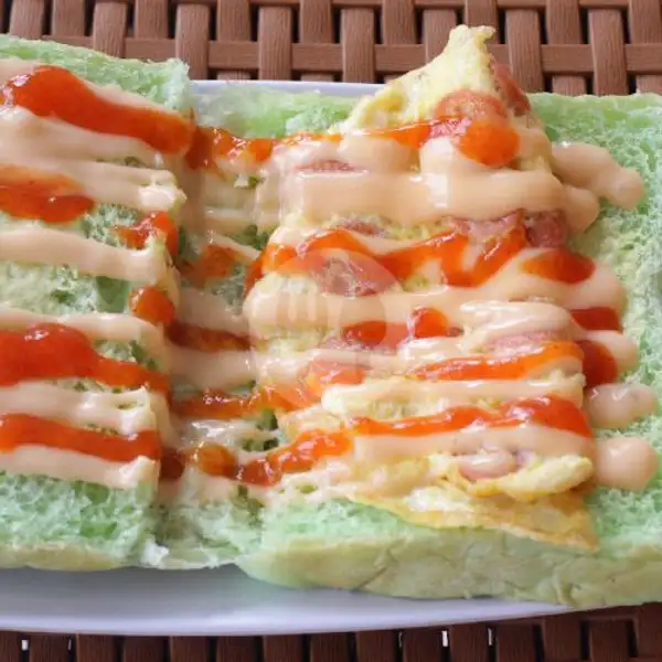Roti Panggang Telur | Roti Kukus Pom Pom, Bekasi Utara