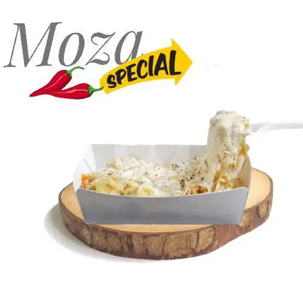Nasi Ayam Geprek Moza Special | Resto Mau? (Ayam Geprek, Indomie, Paru, Pisang Keju), Gubeng