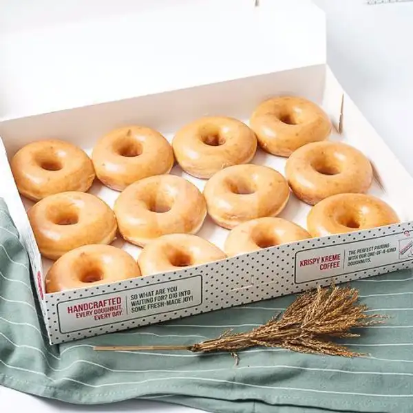 1 Dozen Original Glazed Doughnut | Krispy Kreme, Summarecon Mall Bekasi