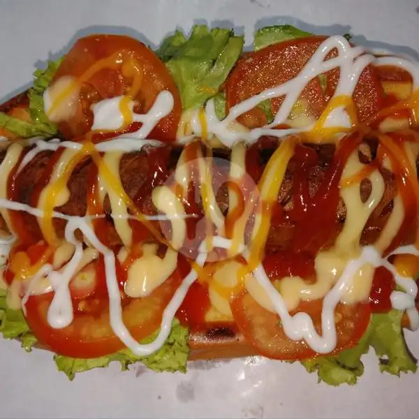Hot Dog ( Original,lada Hitam,keju ) | Red Burger & Friends, Menteng Wadas Timur (