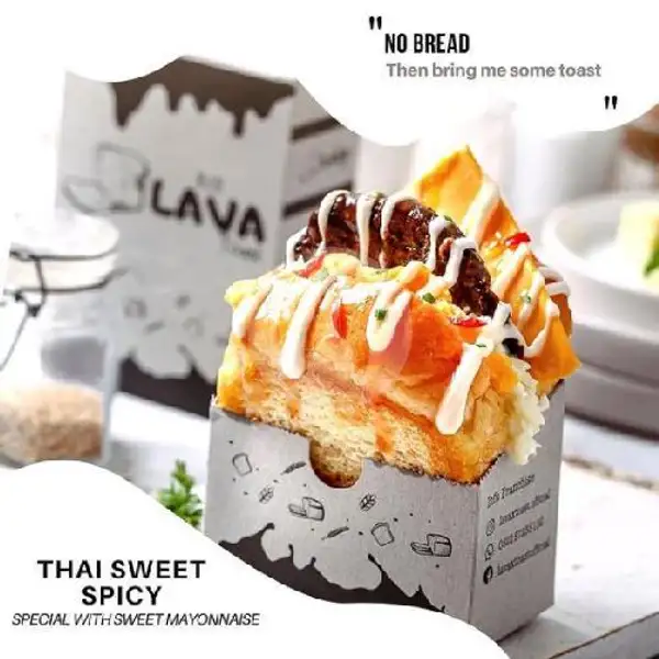 Thai Sweet Spicy | Lava Toast Wirosaban, Roti Bakar Kekinian Ala Korea