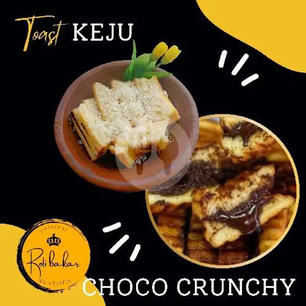 Keju Choco Crunchy | Roti Bakar Mustofa