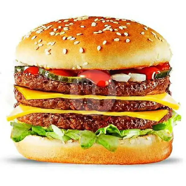 Triple Beef Cheese Burger 300g | Spark Resto And Sports Bar, Prawirotaman