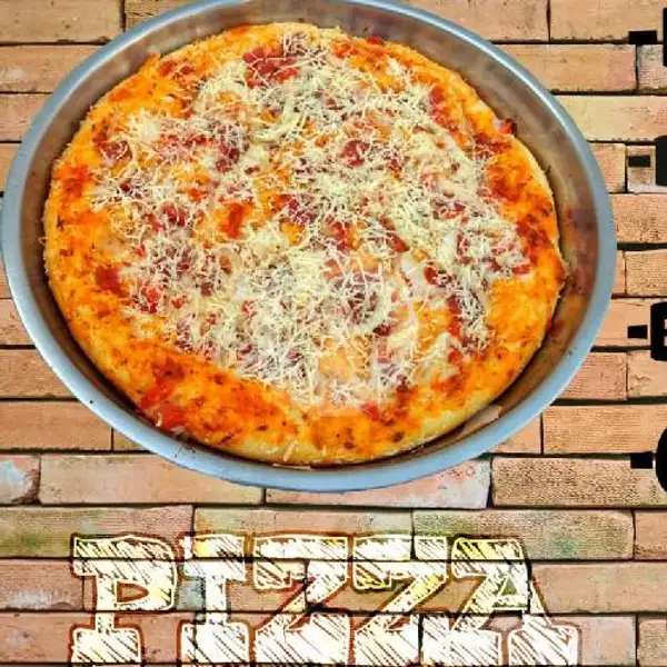 Pizza BBQ Smoke Beef Large Size 30cm | Kedai Roti Bakar Big Size, Pisangan Lama
