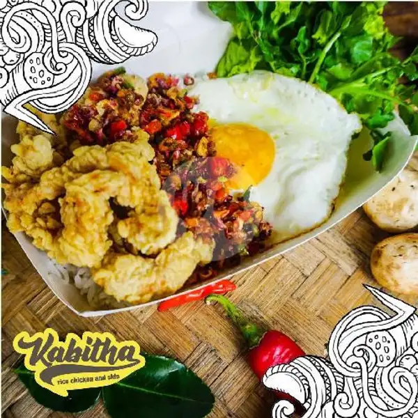 Nasi Ayam Goreng Sambal Kecombrang | Kabitha Food, Surapati