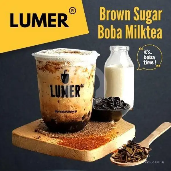 Brown Sugar Boba Milk Tea Kecil | Lumer, Gondomanan
