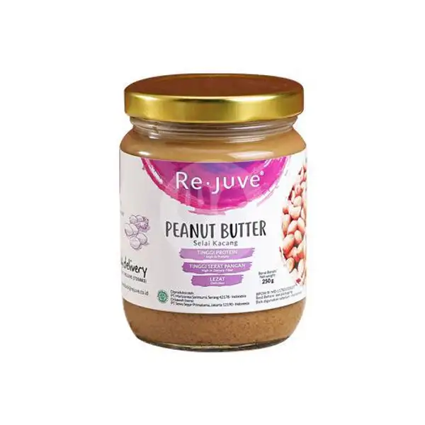 Natural Peanut Butter – 250 g | Re.juve., Level 21 Bali