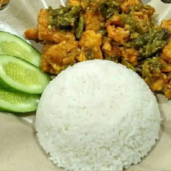 Nasi Ayam Rica Crispy Endulita | Nasi Goreng Dan Mie Tumis Mimi, Sako