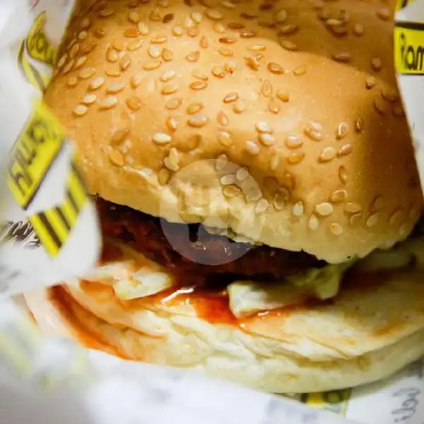 Burger Sapi Original | May Burger Batam (Ramly Tiban), Bank Mandiri Tiban