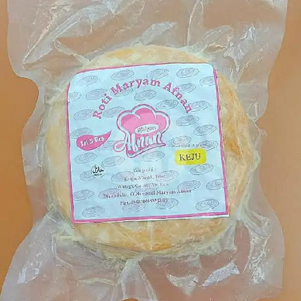 Roti Maryam Afnan Keju 1 Pack | Ice Cream AICE & Glico Wings, H Hasan