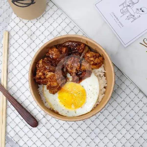 Teri-Yaki Chicken + Es Kopi Susu Rakyat | Common Space Coffee And Bar, Nagoya