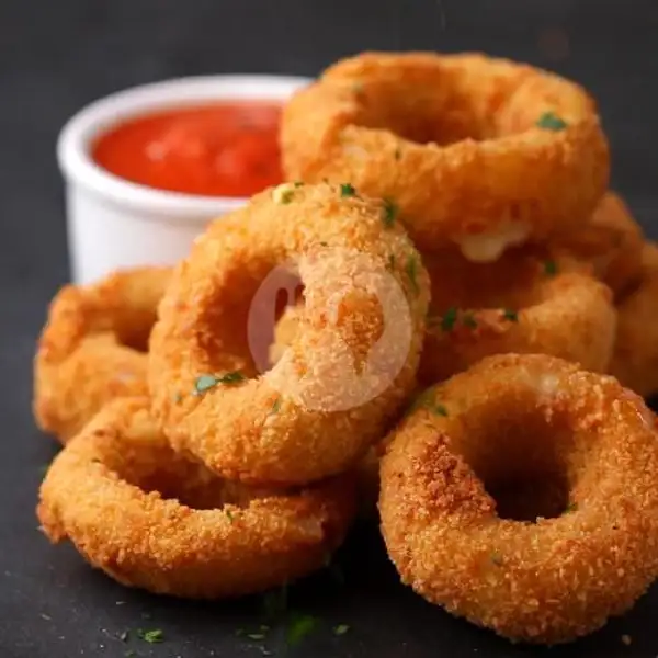 Crispy Onion Rings Moza | Donat Yummy, Denpasar