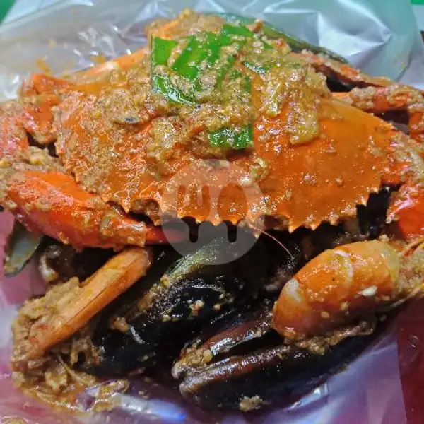 Kepiting Besar Udang Kerang Saus Padang | Kepiting Maknyuz Sby, Tandes