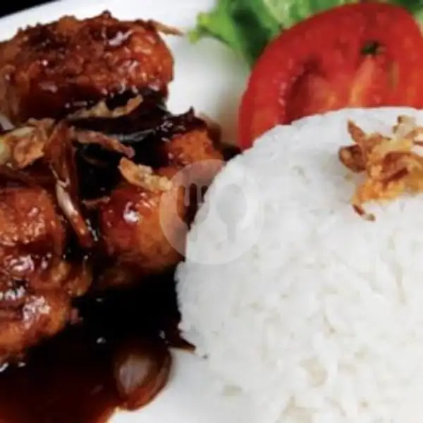 Nasi Ayam Kecap | Warung Azril (Bebek Sinjay), Klojen