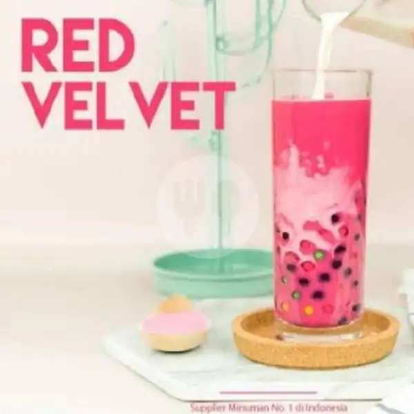 Boba Milk Red Velvet | Arjuna Coffee, Kepadangan