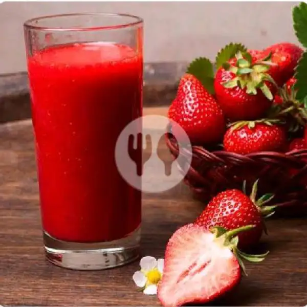 Jus Strawberry | Dessert Oreo Mega Bintang, Cendrawasih