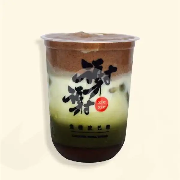 Matcha Machiato Coffee | Xie Xie Boba, Sawangan