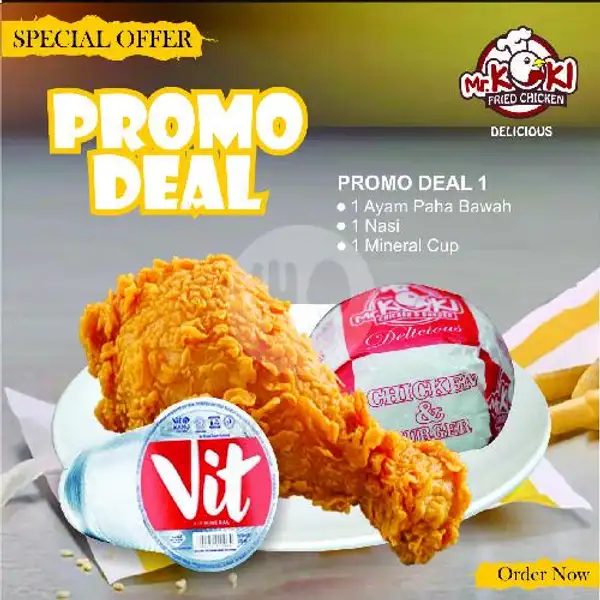 Promo Deal 1 | Mr Koki Fried Chicken, Bukit Kecil