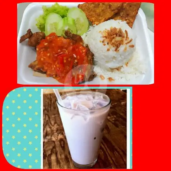 Paket Suyamkok (Nasi Ayam Batokok + Susu) | Teh Talua Pak Datuak, Elang