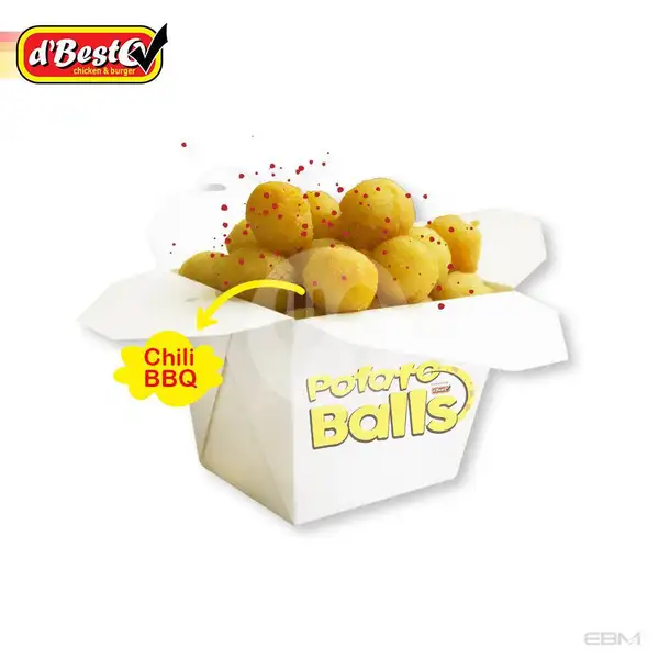 Potato Balls Chilli BBQ | d'Besto, Timbul Express