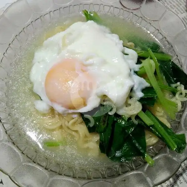 Mie kuah soto + telur | Salad Buah nyonya ruth