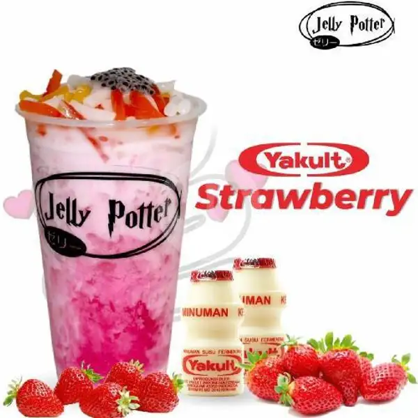 Strawberry Yakult | Jelly Potter, Denpasar