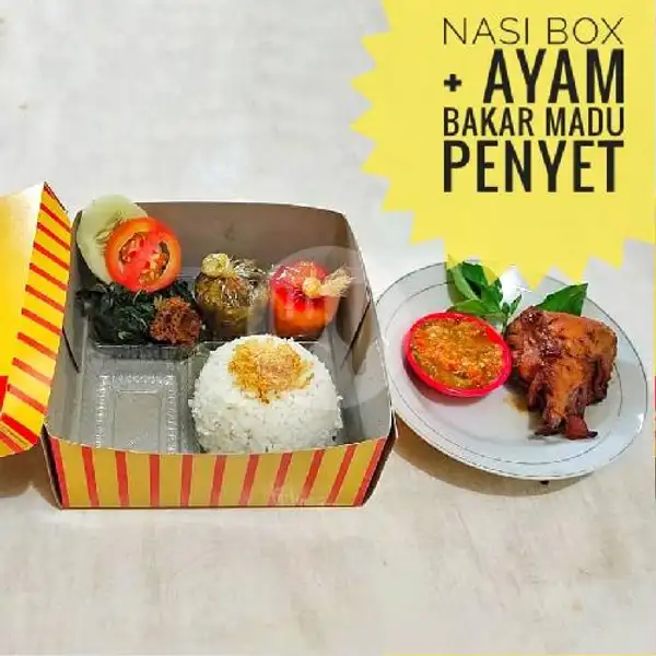 Nasi Box Padang+ Ayam Bakar Penyet Madu | Padang Murah