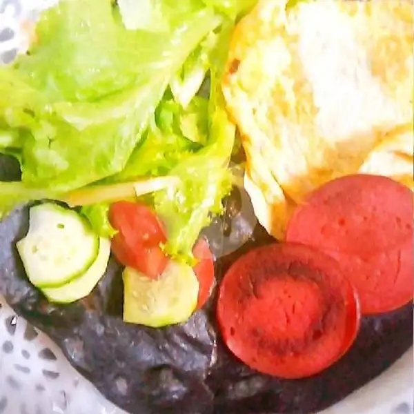 Black Wrap Daging + Telur + Sosis | Hotdog Mozarela Kita, Tampan