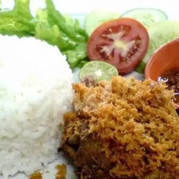Nasi + Ayam Kremes | Ayam Penyet Selera Baru (ANEN) Sp. Surabaya, T Chik Ditiro
