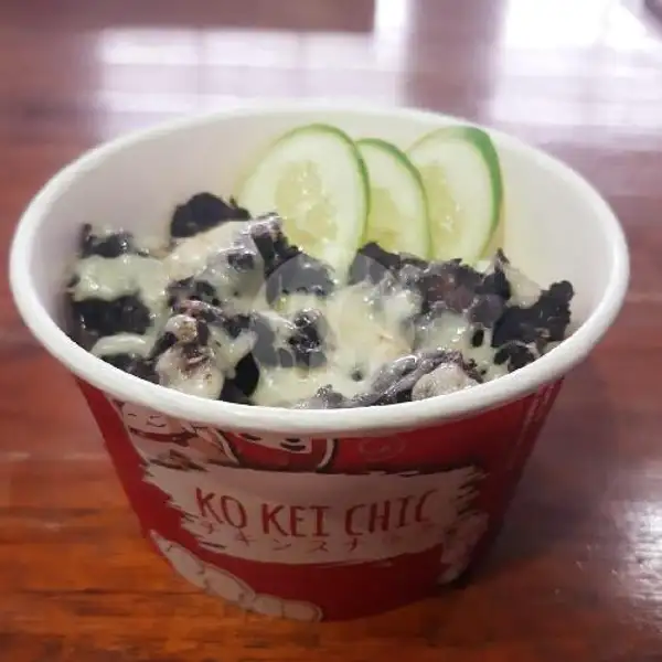 Ricebowl Black Crispy Chiken GRATIS TEH MANIS / LEMON TEA | Ko Kei Chic Bandung