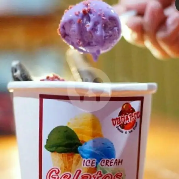 Ice Cream Gelato Coklat | Donat Jepang D.CO