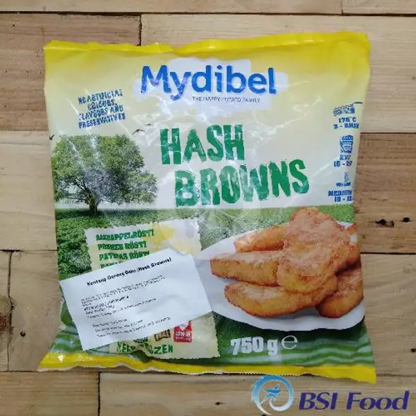 Hashbrown 750gr MYDIBEL | BSI Food, Denpasar