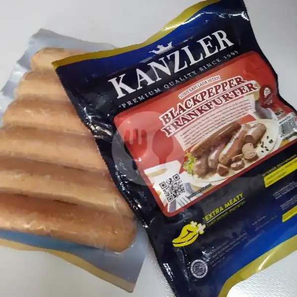 Kanzler Blackpapper Frankfurter | Lestari Frozen Food, Cibiru