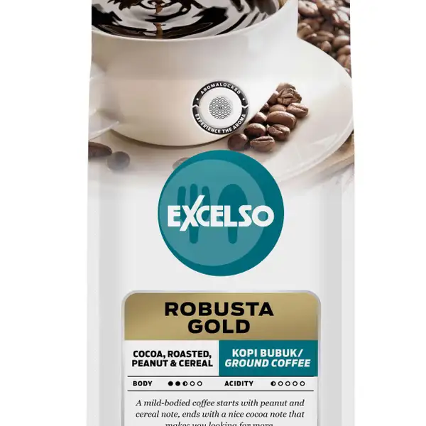 Bean Robusta Gold (200 Gr) | Excelso Coffee, Mall SKA