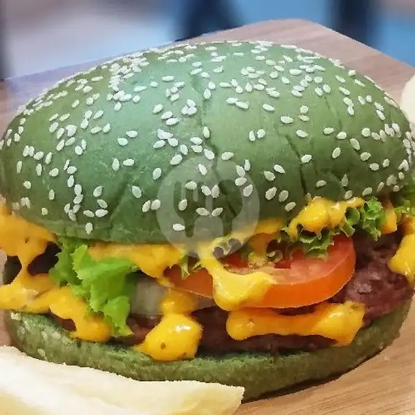 Burger Hijau | Big Boss Kebab Burger 29, Batang