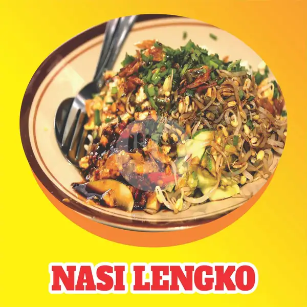 Nasi Lengko | Empal Gentong Mang Darma Pusat Cirebon, P.Diponegoro