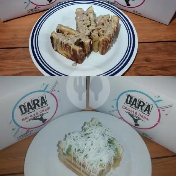 Tiramisu + Greentea Cheese | Dara Bread And Drink, Lowokwaru